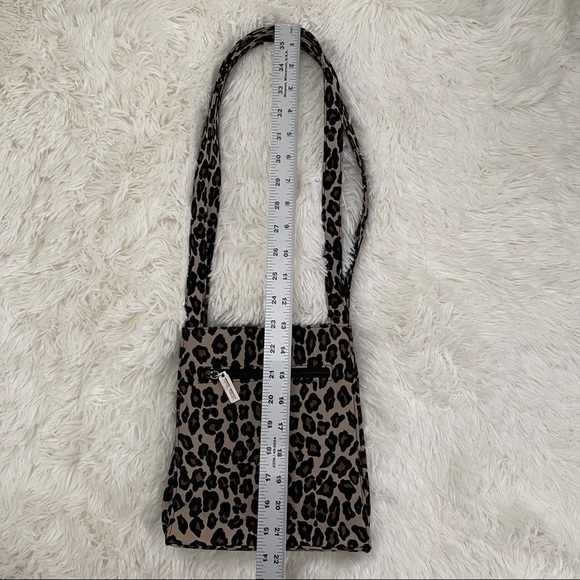 Nine West | Vintage Leopard Print Shoulder Bag | Black & Brown - Picture 8 of 12